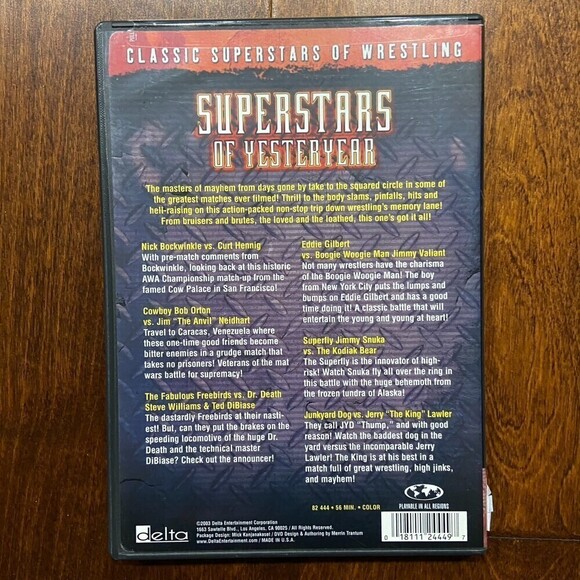 Classic Superstars Of Wrestling DVD (3-DVDS) Booker T. Steve Austin WWE - Picture 5 of 7